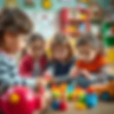 Children engaged in learning through play with Harika Kanatlar toys