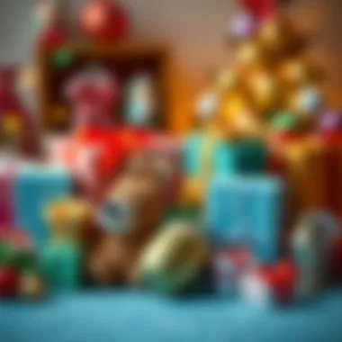 Artistic Arrangement of Gifts Artistic arrangement of various gifts