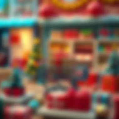 Online Shopping for Gift Delivery Online shopping experience showcasing gift delivery