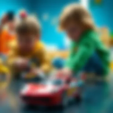 Imaginative Play with Hot Wheels Children engaging in imaginative play with Hot Wheels
