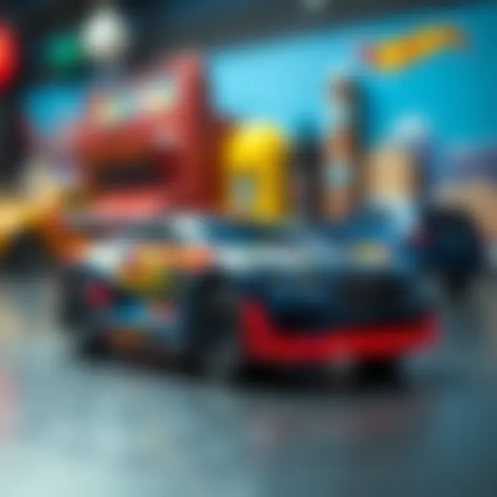 Artistic Toy Design Representation An artistic representation of the design process behind Hot Wheels toys