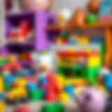 Colorful IKEA toys promoting creativity in children