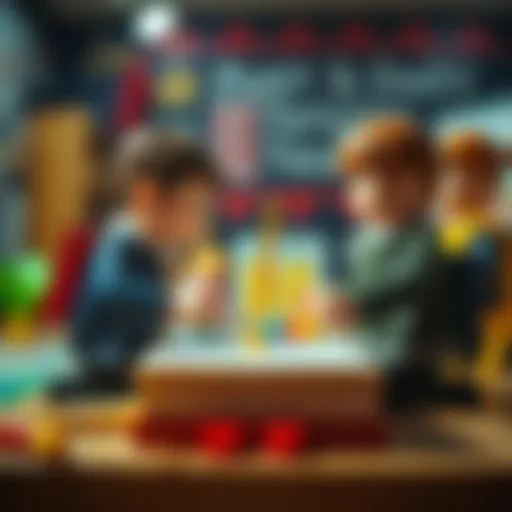 Conceptual illustration of dual competition in education