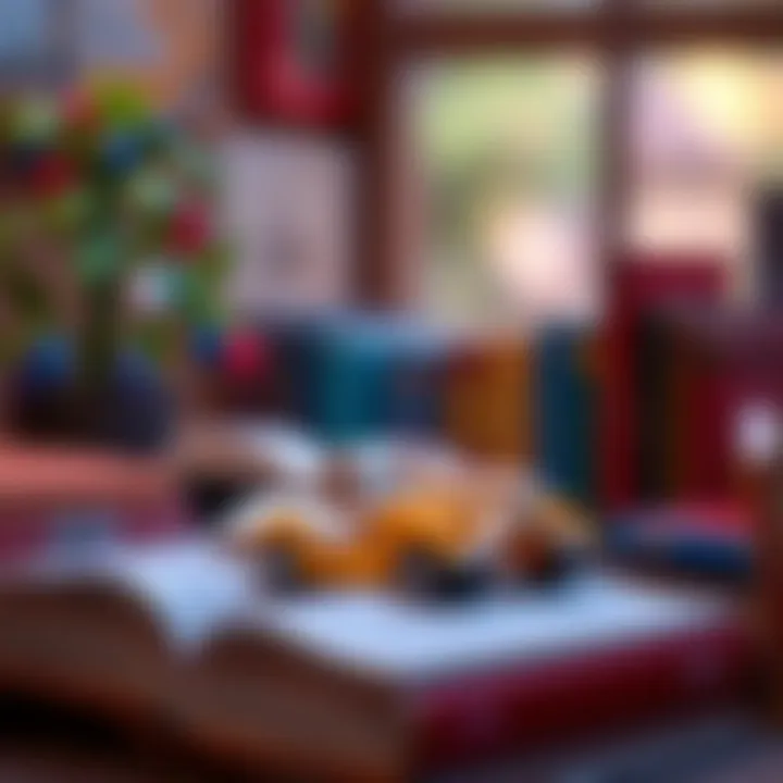 Books and Growth Illustration depicting the positive impact of books on child development