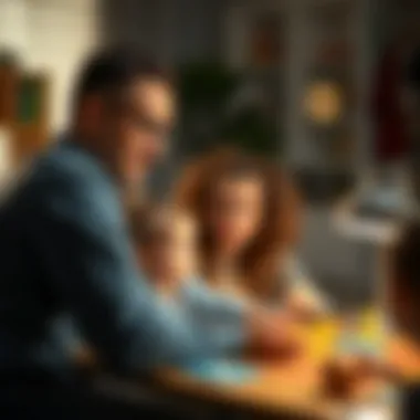 Parental Guidance in Cognitive Development through Games Parents observing their child playing