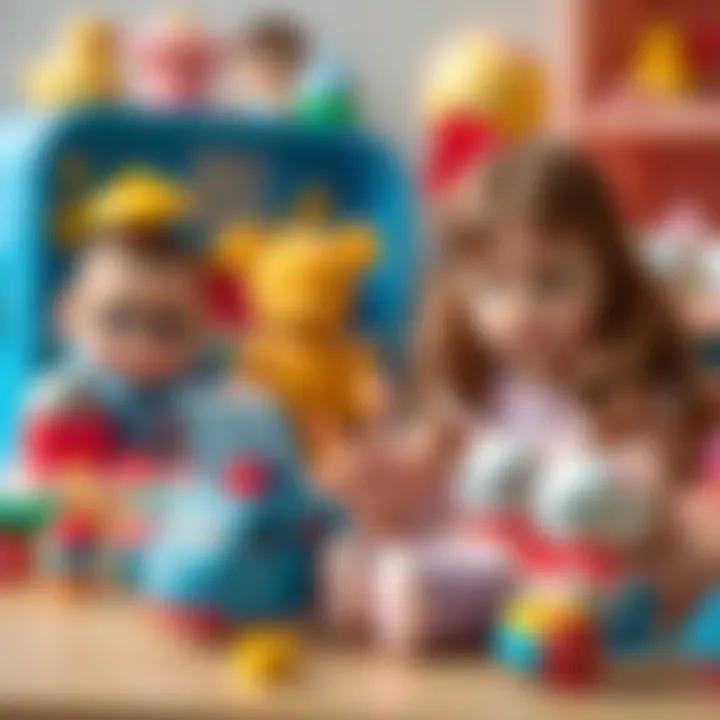 Selection of toys that enhance cognitive skills