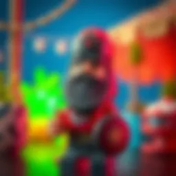 Kral Şakir character in a vibrant setting