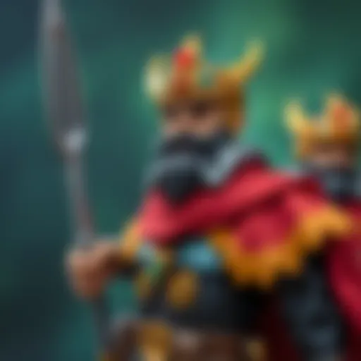 A vibrant illustration showcasing the main character of Kral Şakir