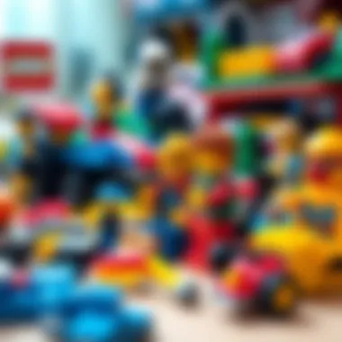 Diversity of Lego Accessories for Imaginative Exploration Diverse Lego accessories promoting imaginative play