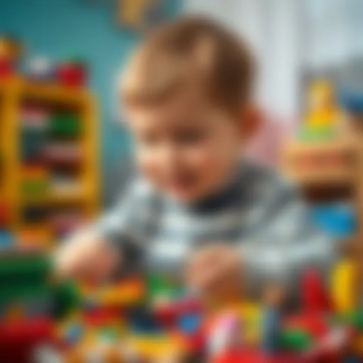 Engaging in Imaginative Play with LEGO Child engaging in imaginative play with LEGO