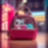 Functional design of LOL baby bag showcasing compartments