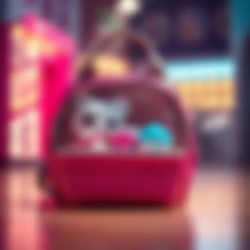 Functional design of LOL baby bag showcasing compartments