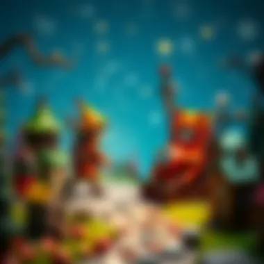 An illustration of a magical adventure from a children's book