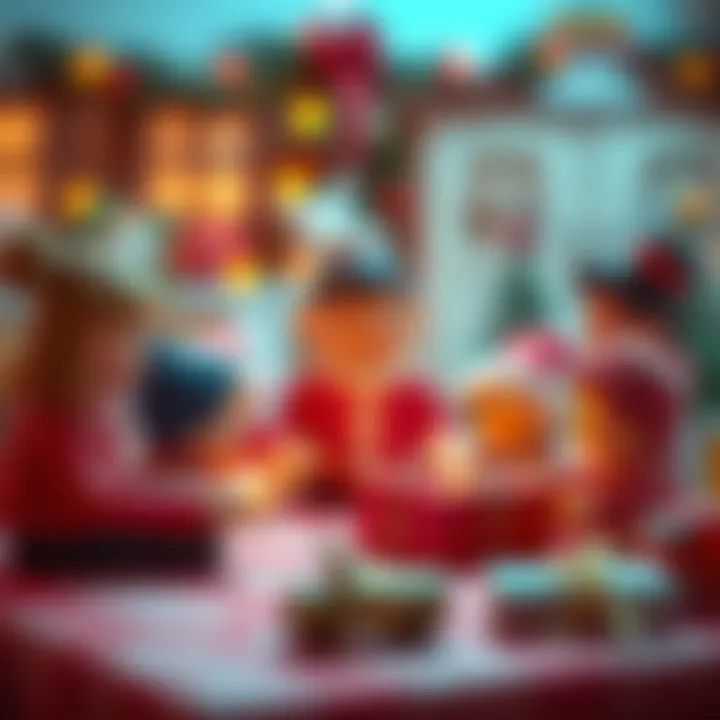 Warm moments shared during spiritual gift exchanges