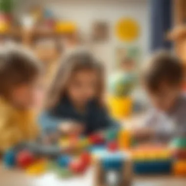 Collaborative Play and Learning Children playing and learning together