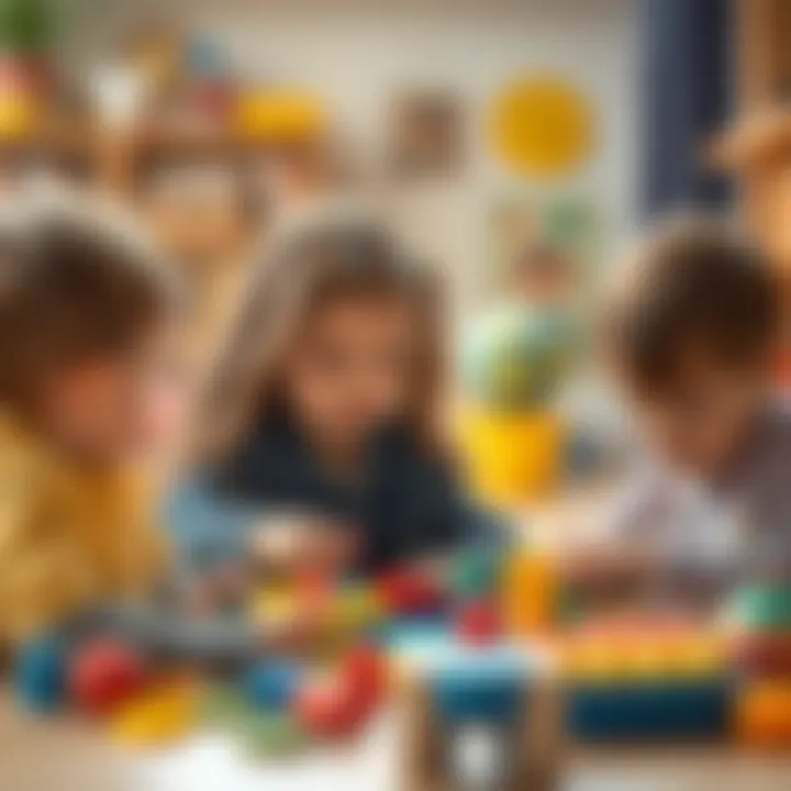 Collaborative Play and Learning Children playing and learning together