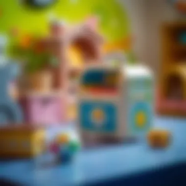 Safety features of a music box displayed on a table