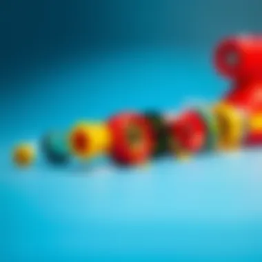 Historical evolution of yoyo toys showcased on a timeline