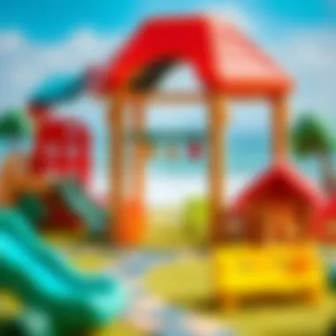 Parents selecting appropriate play structures for children