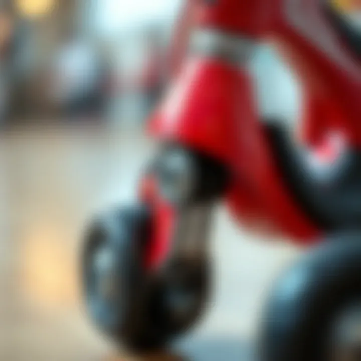 Innovative Design of a Pedal Toy Close-up of a pedal toy's mechanism