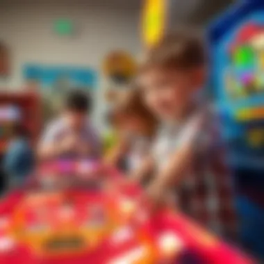 Educational Benefits of Playing Pinball Educational benefits of pinball illustrated through children engaging with the game