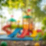 Diverse types of play structures promoting children's development