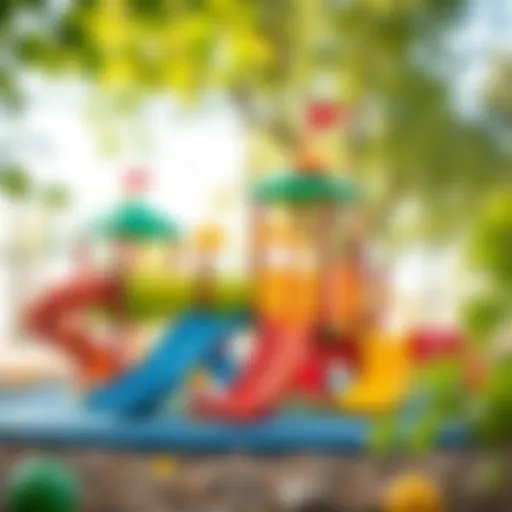 Diverse types of play structures promoting children's development