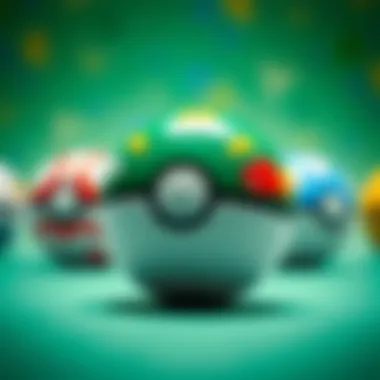 Design elements of Pokémon balls