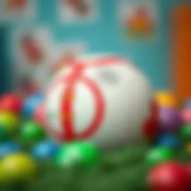 Safety features of colorful balls designed for child play