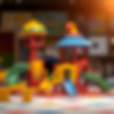 Safety features in play structures ensuring child safety