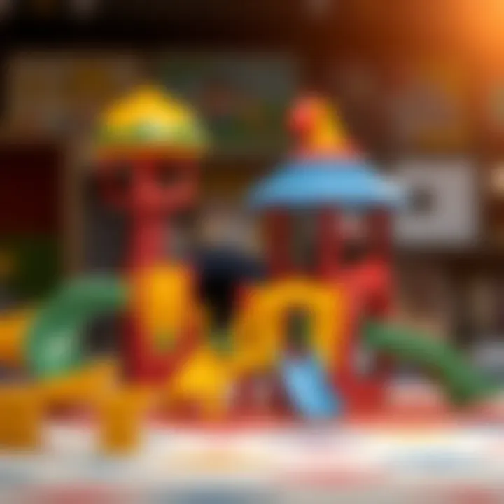 Safety features in play structures ensuring child safety