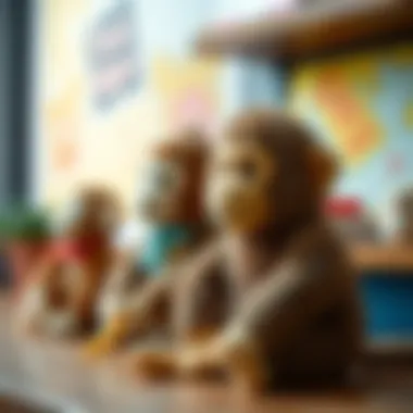 Ensuring Safety with Plush Monkey Toys Safety tips for plush monkey toys displayed