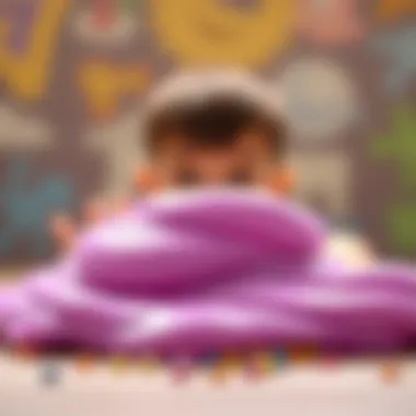 Educational materials showcasing slime's benefits for development.