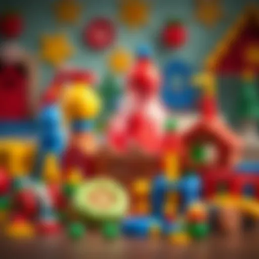 Educational Toys Enhancing Child Development A collection of educational toys designed for cognitive development