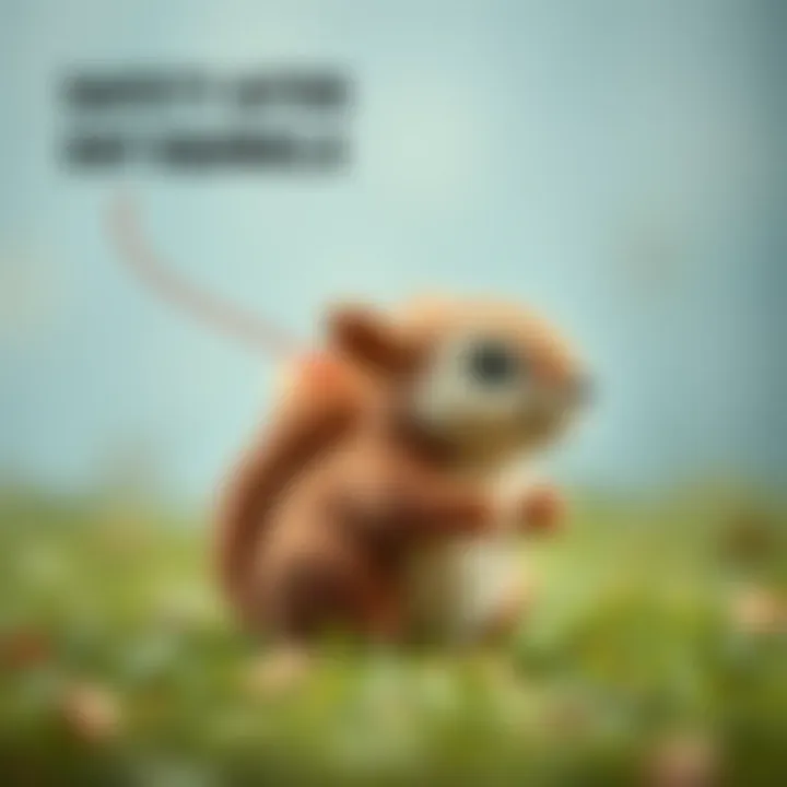 Safety features of the squirrel toy