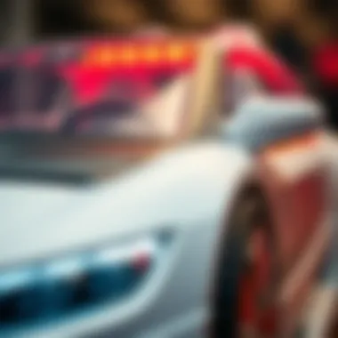 Close-up of the safety features of a Toros electric car