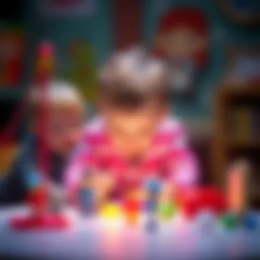 Illustration of cognitive and emotional development through play