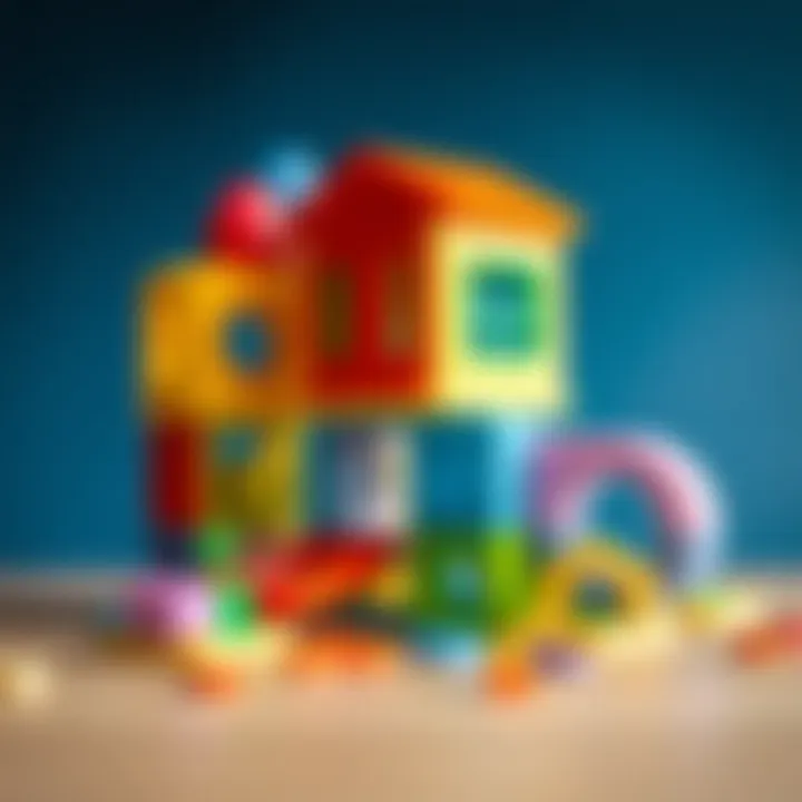 Colorful building blocks designed for girls