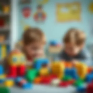 Imaginative Play: The Power of Building Blocks Children engaging in imaginative play with building blocks.