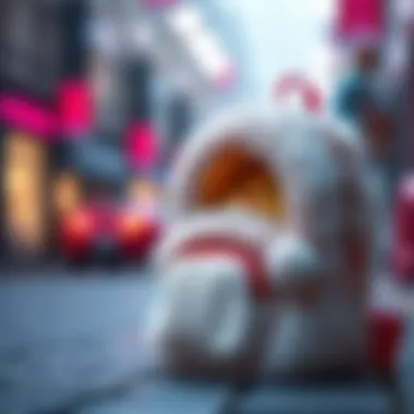 Safe and stylish fluffy backpack