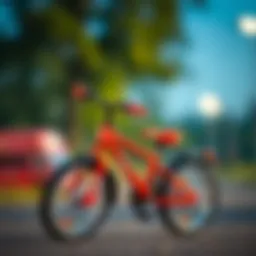 Safety features of the bicycle for children