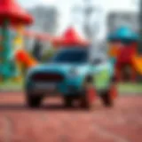 Remote-controlled Tofaş car in action on a playground