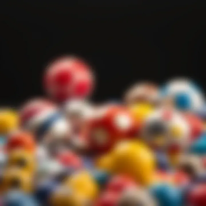 Different types of magnetic balls available for children